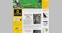 Desktop Screenshot of dogsonly.org